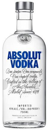 200Ml Absolut Vodka 80 Proof