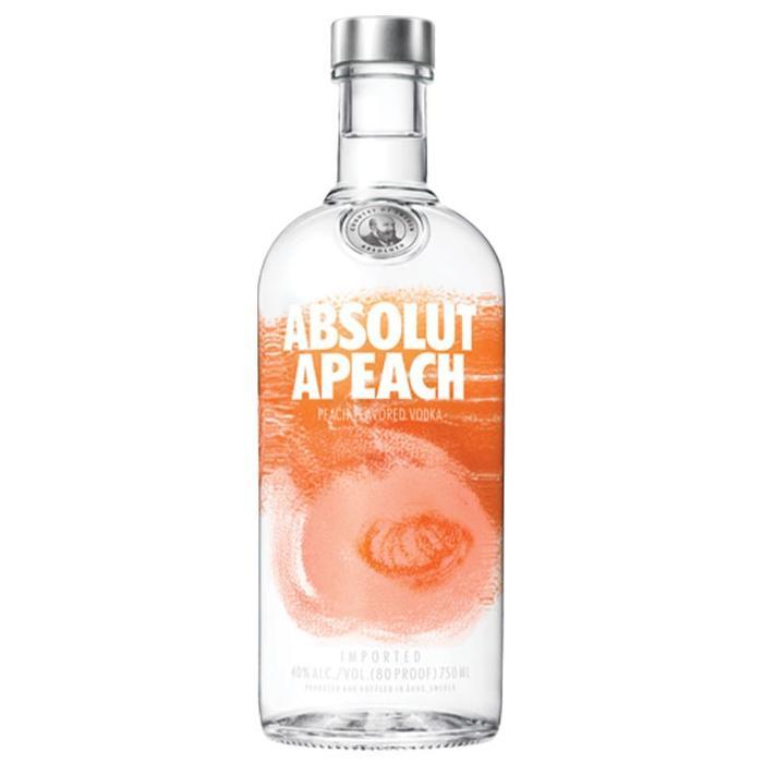 750Ml Absolut Vodka Apeach